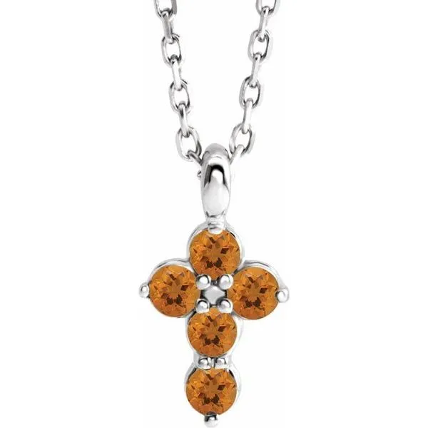 Accented Cross Necklace Hopman Jewelers Elkhart, IN