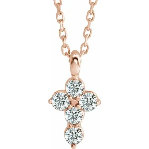 Accented Cross Necklace Hopman Jewelers Elkhart, IN
