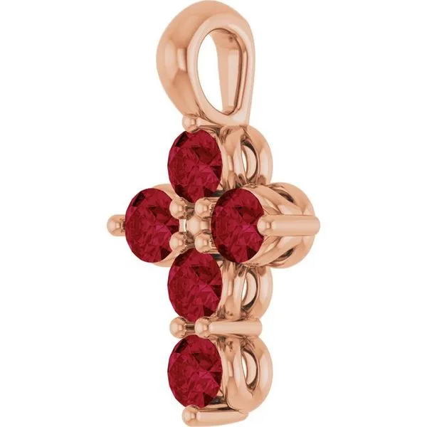 Accented Cross Pendant Image 3 Hopman Jewelers Elkhart, IN