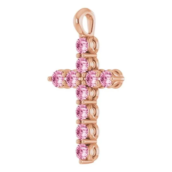 Accented Cross Pendant Image 2 Cherry Street Jewelers Tulsa, OK