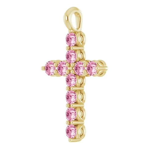Accented Cross Pendant Image 2 Rasmussen Jewelers Spanish Fork, UT