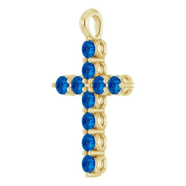 Accented Cross Pendant Image 2 Diny's Jewelers Middleton, WI