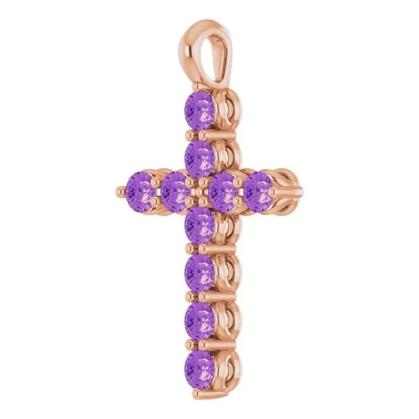 Accented Cross Pendant Image 2 Rasmussen Jewelers Spanish Fork, UT