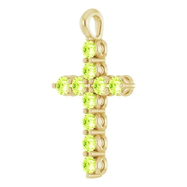 Accented Cross Pendant Image 2 Hopman Jewelers Elkhart, IN