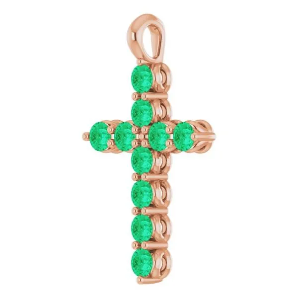Accented Cross Pendant Image 2 Diny's Jewelers Middleton, WI
