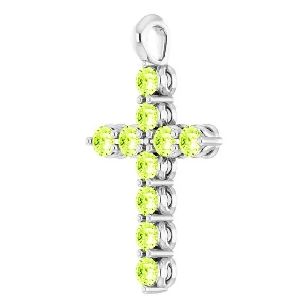 Accented Cross Pendant Image 2 Cherry Street Jewelers Tulsa, OK