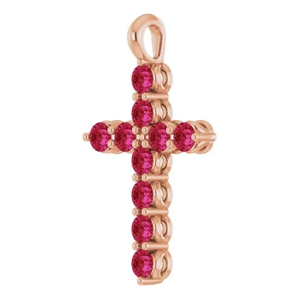 Accented Cross Pendant Image 2 Rasmussen Jewelers Spanish Fork, UT