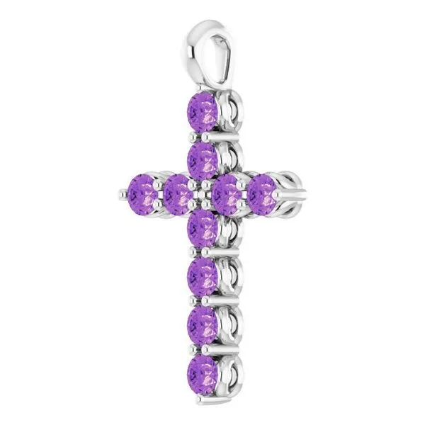 Accented Cross Pendant Image 2 Bauble Patch Jewelers Comstock Park, MI