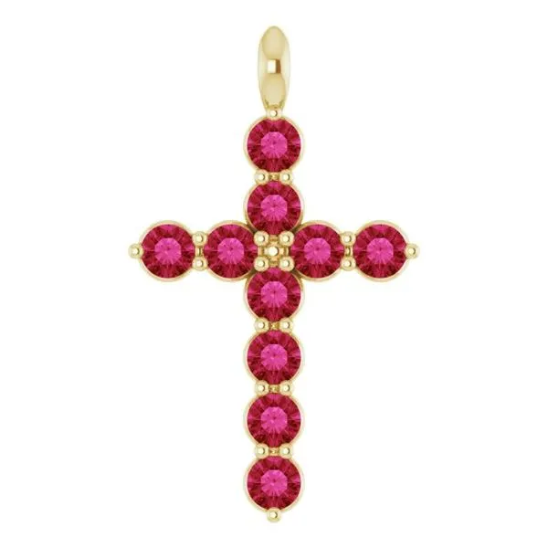 Accented Cross Pendant Scirto's Jewelry Lockport, NY
