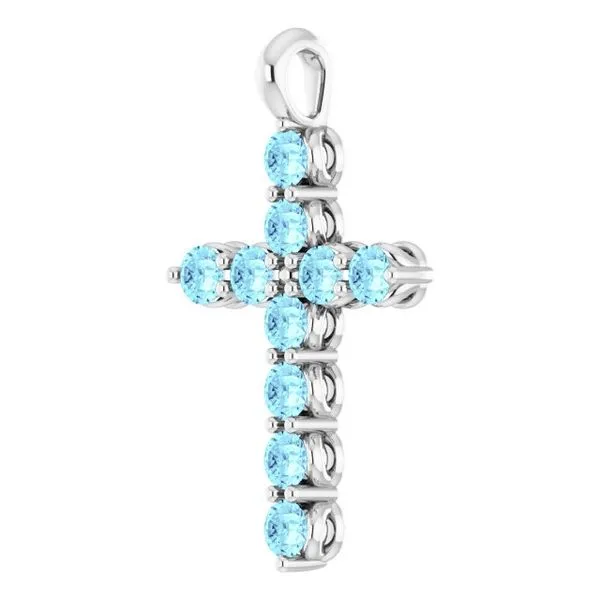 Accented Cross Pendant Image 2 Rasmussen Jewelers Spanish Fork, UT