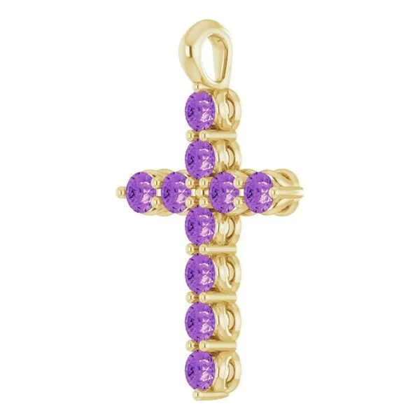 Accented Cross Pendant Image 2 James & Williams Jewelers Berwyn, IL