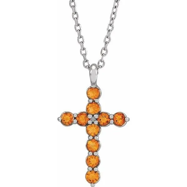 Accented Cross Necklace Hopman Jewelers Elkhart, IN
