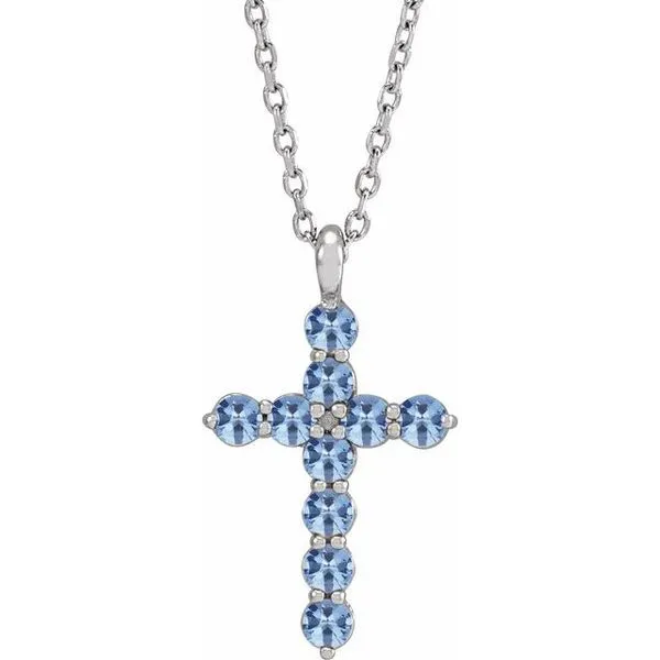 Accented Cross Necklace Jewelry Design Studio Jensen Beach, FL