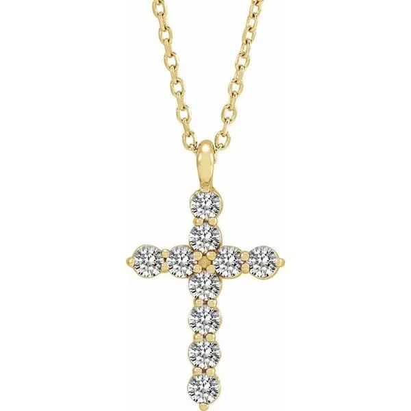 Accented Cross Necklace Jewelry Design Studio Jensen Beach, FL