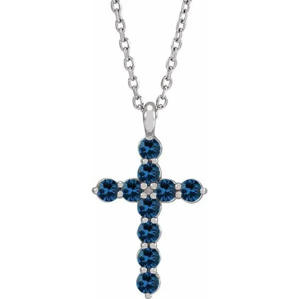 Accented Cross Necklace John E. Koller Jewelry Designs owasso, OK