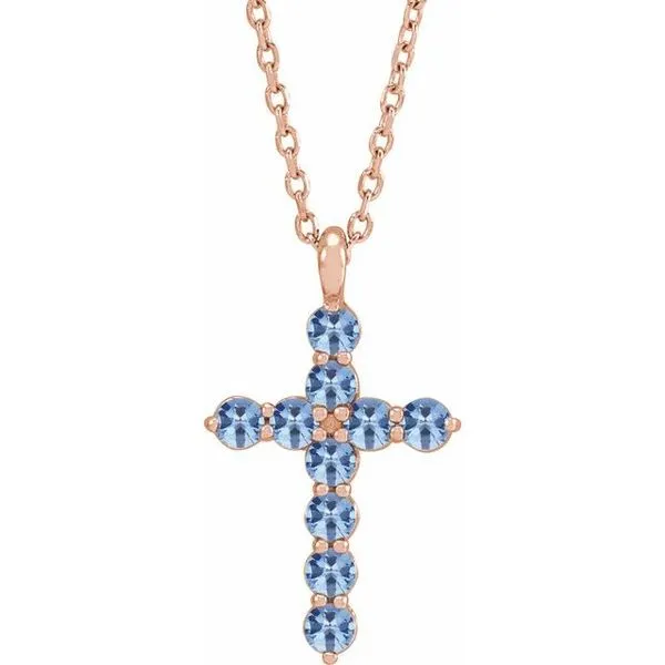 Accented Cross Necklace Delfine's Jewelry Charleston, WV