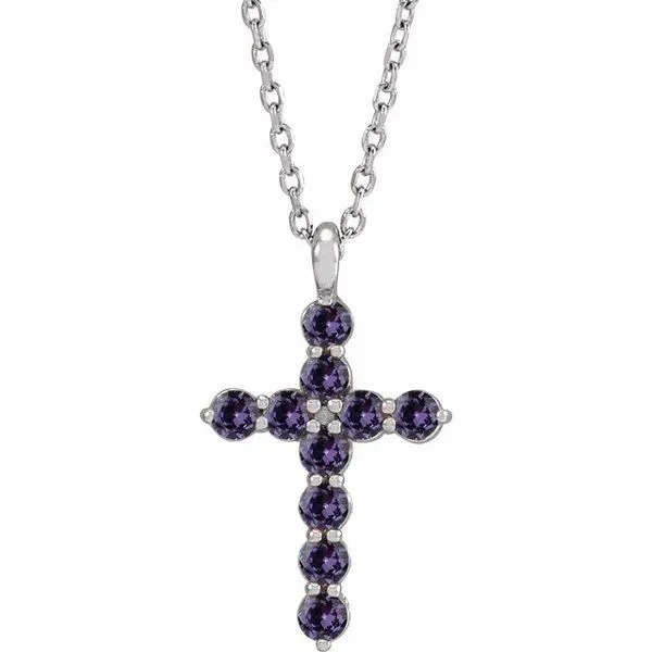 Accented Cross Necklace Hopman Jewelers Elkhart, IN