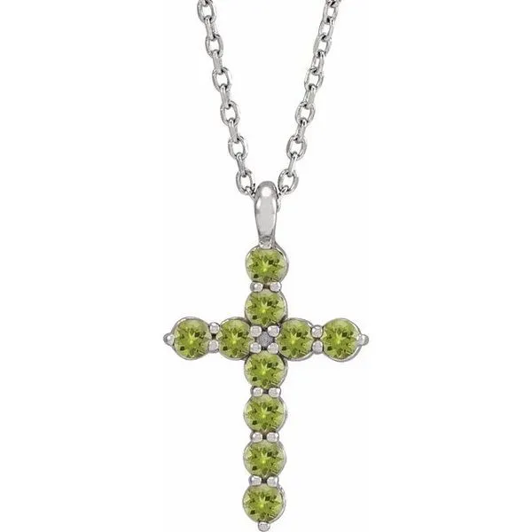 Accented Cross Necklace Delfine's Jewelry Charleston, WV