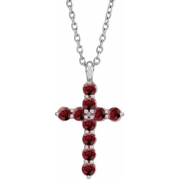Accented Cross Necklace J. Meredith Jewelers Delafield, WI