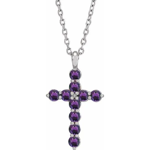 Accented Cross Necklace Hopman Jewelers Elkhart, IN