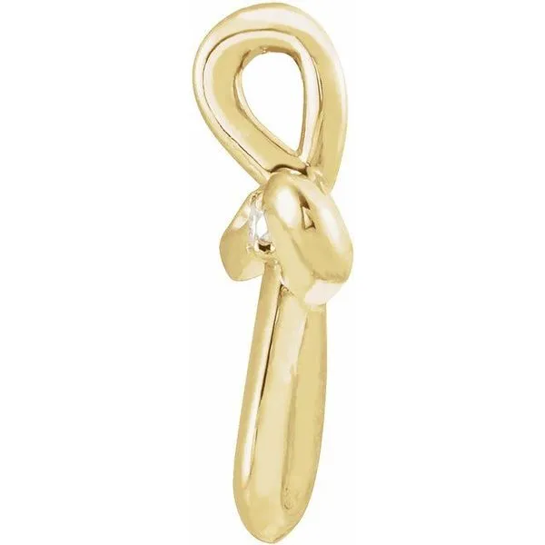 Solitaire Cross Pendant Image 2 Rasmussen Jewelers Spanish Fork, UT