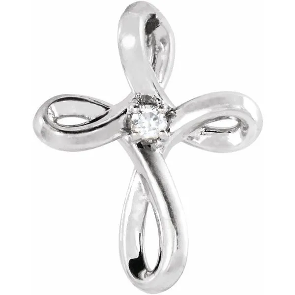 Solitaire Cross Pendant Rasmussen Jewelers Spanish Fork, UT
