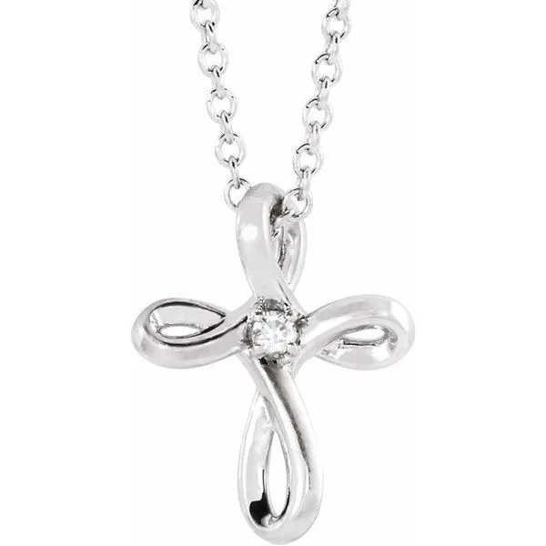 Solitaire Cross Necklace Rasmussen Jewelers Spanish Fork, UT
