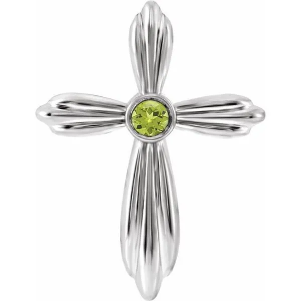 Bezel-Set Cross Pendant Hopman Jewelers Elkhart, IN
