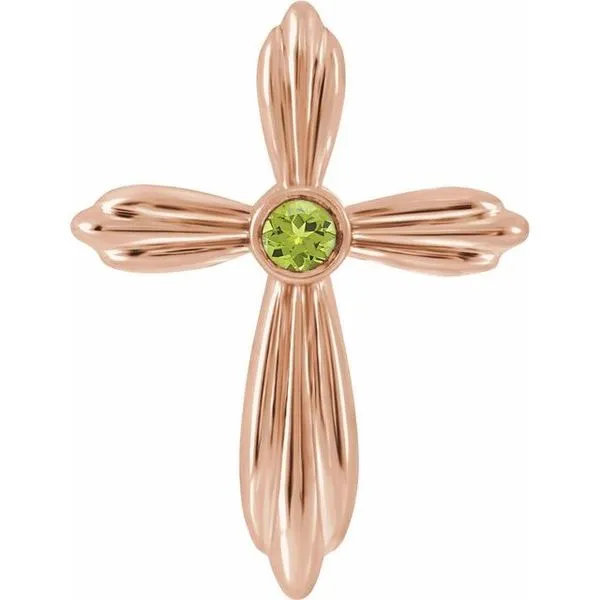 Bezel-Set Cross Pendant Hopman Jewelers Elkhart, IN