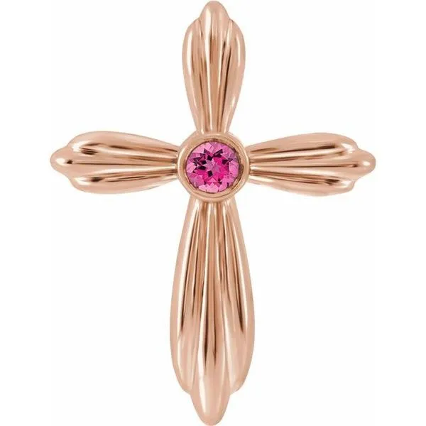 Bezel-Set Cross Pendant Hopman Jewelers Elkhart, IN