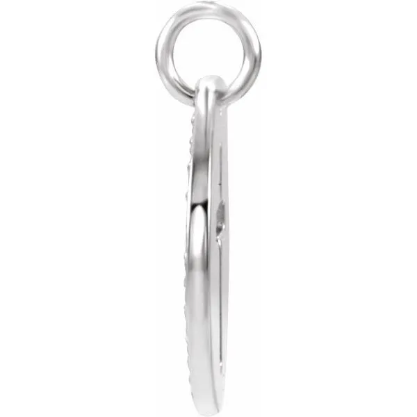 Accented Pierced Cross Pendant Image 2 Cherry Street Jewelers Tulsa, OK