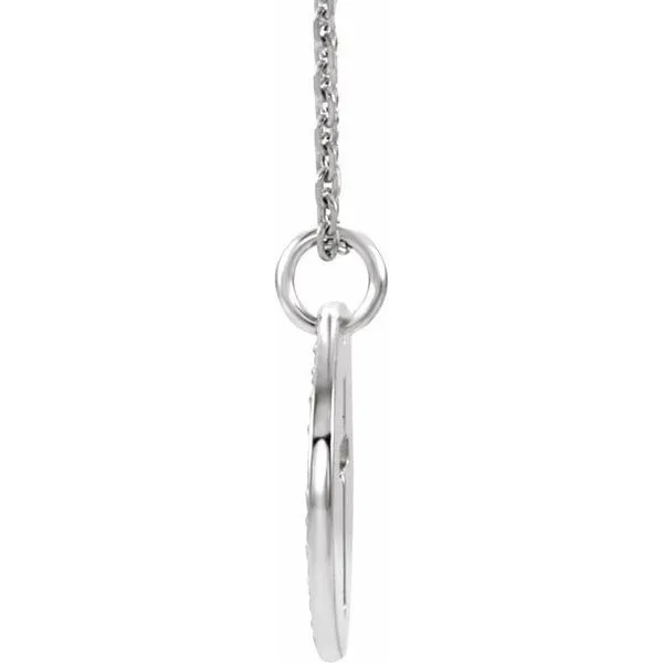 Accented Pierced Cross Necklace Image 2 Jewelry Design Studio Jensen Beach, FL