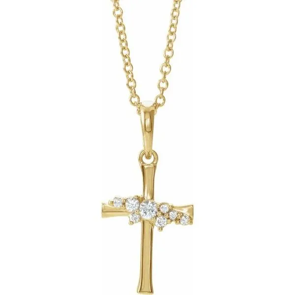 Cross Cluster Necklace James & Williams Jewelers Berwyn, IL