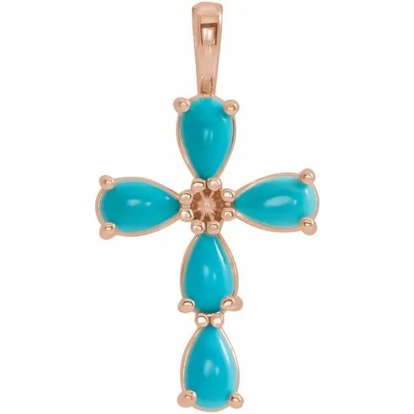 Beaded Cross Pendant D'Errico Jewelry Scarsdale, NY
