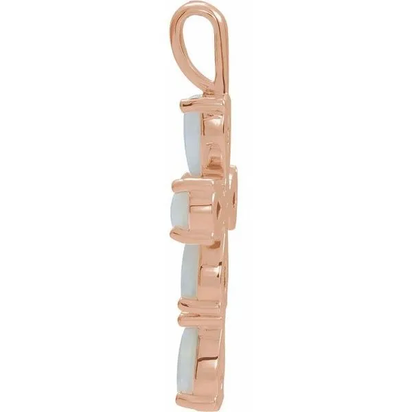 Beaded Cross Pendant Image 2 Hopman Jewelers Elkhart, IN