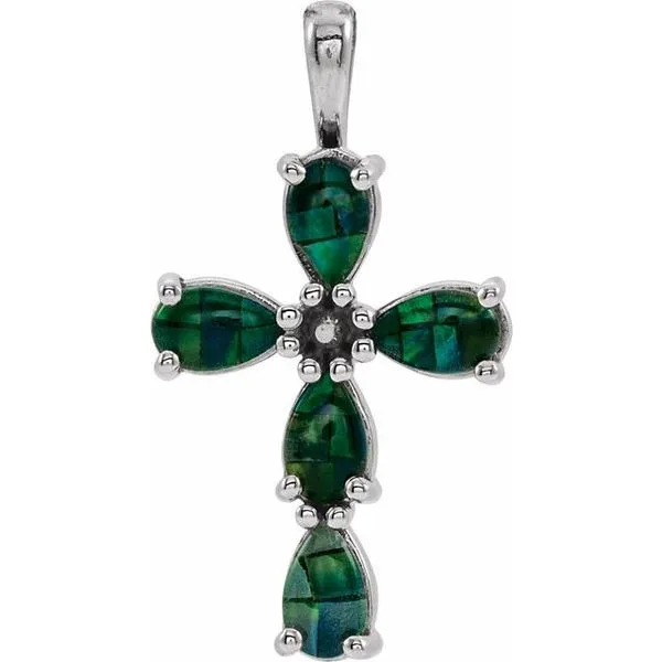 Beaded Cross Pendant J. Meredith Jewelers Delafield, WI