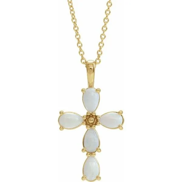 Beaded Cross Necklace J. Meredith Jewelers Delafield, WI