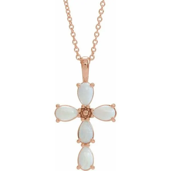 Beaded Cross Necklace Hopman Jewelers Elkhart, IN