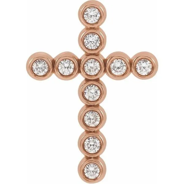 Bezel-Set Cross Pendant Hopman Jewelers Elkhart, IN