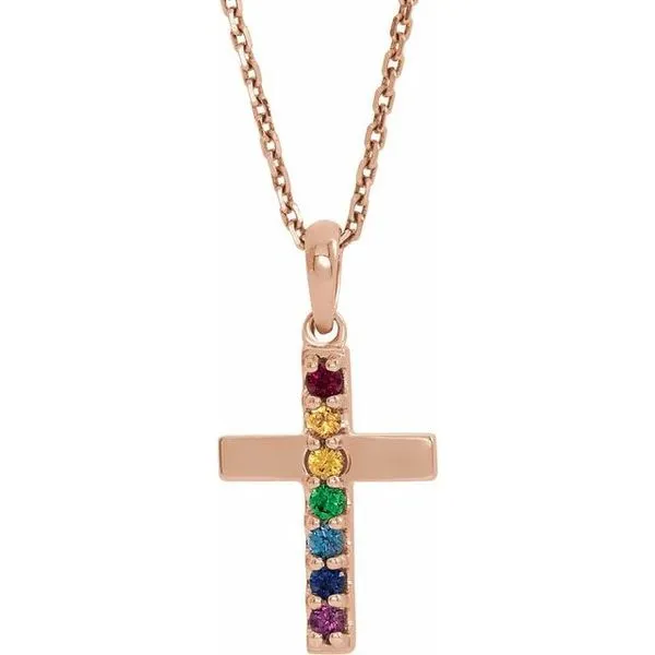Accented Cross Necklace Jewelry Design Studio Jensen Beach, FL