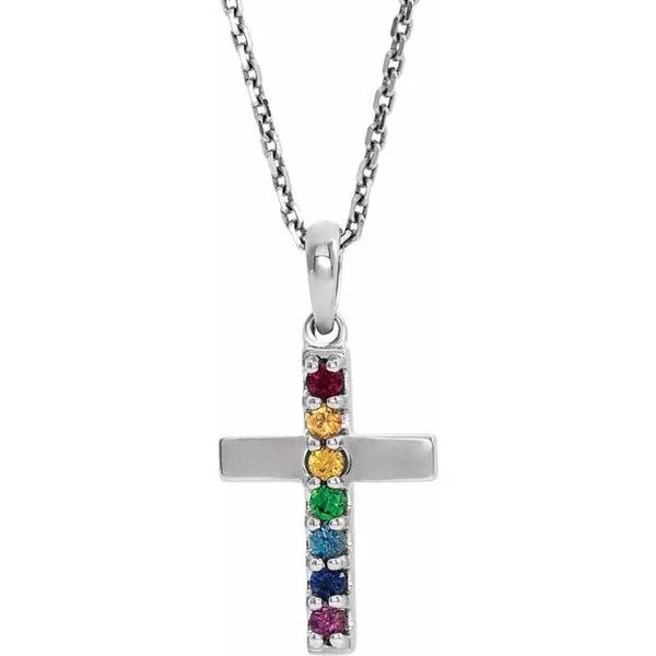 Accented Cross Necklace J. Meredith Jewelers Delafield, WI