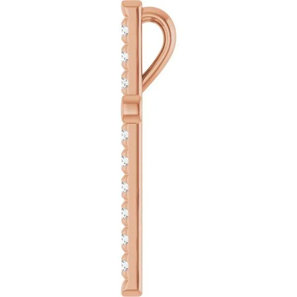 French-Set Cross Pendant Image 2 J. Meredith Jewelers Delafield, WI