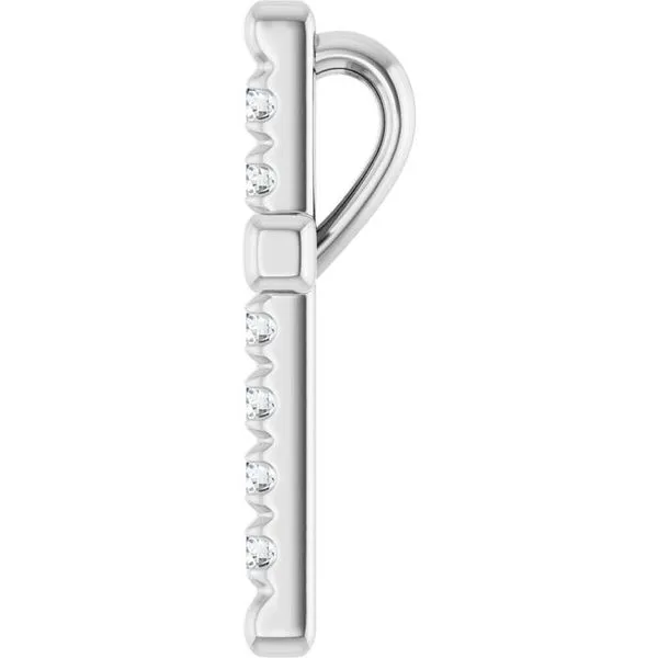 French-Set Cross Pendant Image 3 Rasmussen Jewelers Spanish Fork, UT