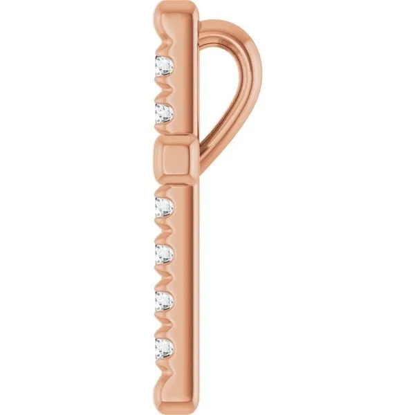 French-Set Cross Pendant Image 3 J. Meredith Jewelers Delafield, WI