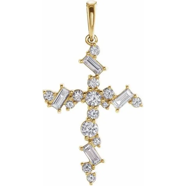 Scattered Cross Pendant Hopman Jewelers Elkhart, IN