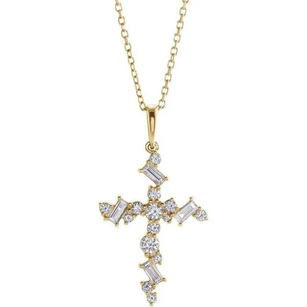 Scattered Cross Necklace Jewelry Design Studio Jensen Beach, FL