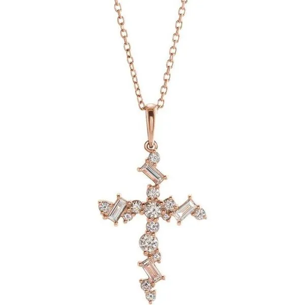 Scattered Cross Necklace Hopman Jewelers Elkhart, IN