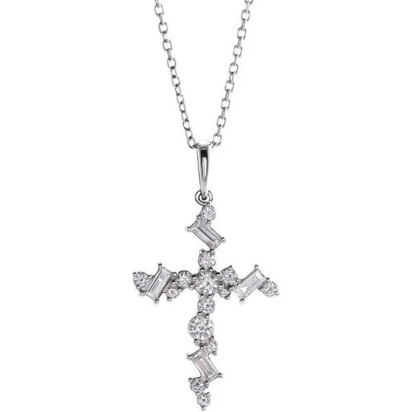Scattered Cross Necklace Hopman Jewelers Elkhart, IN