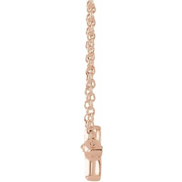 Sideways Cross Necklace Image 2 Valentine's Fine Jewelry Dallas, PA