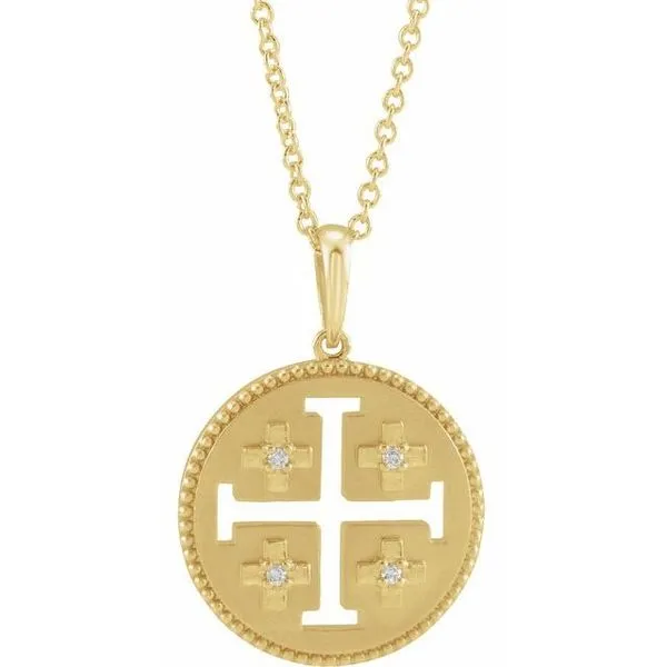 Jerusalem Cross Necklace Jewelry Design Studio Jensen Beach, FL